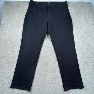 Style & Co Slim Leg Black Stretch Denim Pants Womens‎ 18W Plus Size